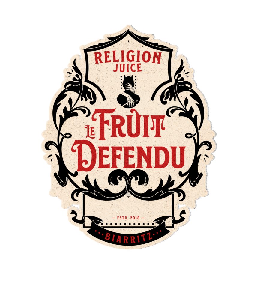 Religion Juice Logo Fruit Défendu